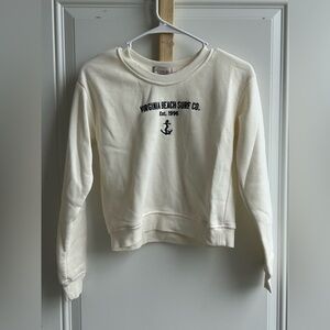 Cream Virginia Beach Surf Co. Sweatshirt
Size XS